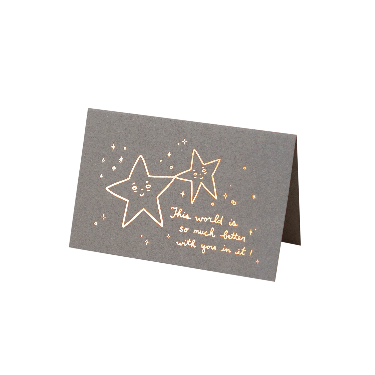 "I told the stars about you." Xmas card set (4pcs)